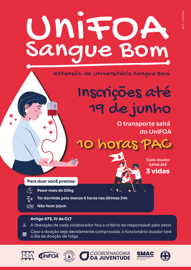 Campanha UniFOA Sangue Bom une alunos, funcionários e professores para salvar vidas 1 thumbnail UniFOA Sangue Bom